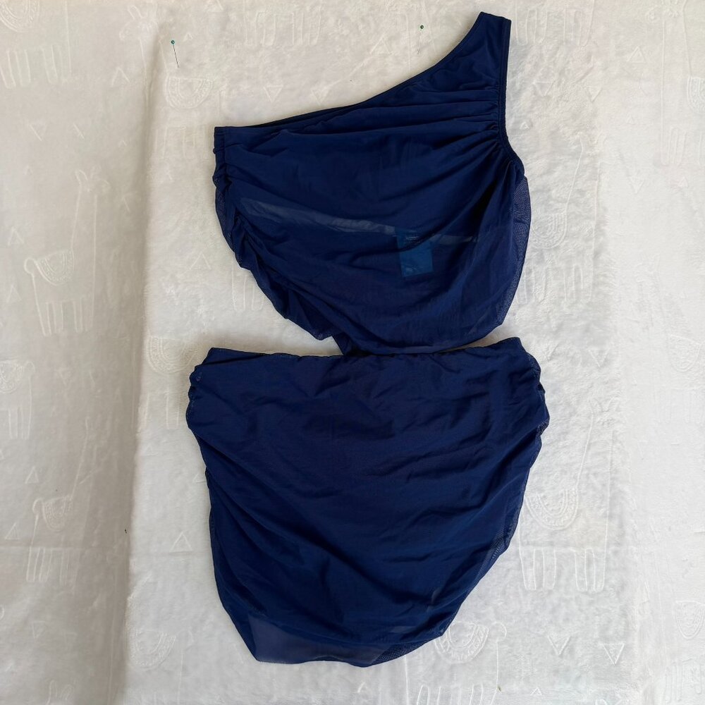 CupShe NEW Women's Navy Blue 2 Piece Bikini Swimsuit Swimwear Size Medium #26003 - Picture 7 of 9